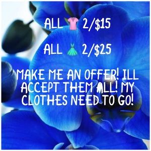 CLOTHES NEED TO GO!